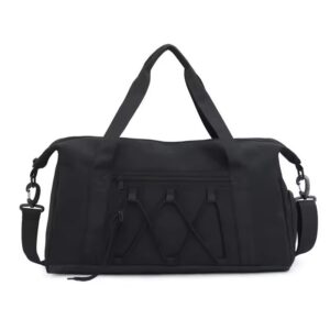 Custom Logo Oxford Crossbody Duffel Bag with Shoe Compartment – Lightweight Fitness Travel Bag - Image 8