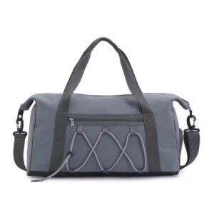 Custom Logo Oxford Crossbody Duffel Bag with Shoe Compartment – Lightweight Fitness Travel Bag - Image 10