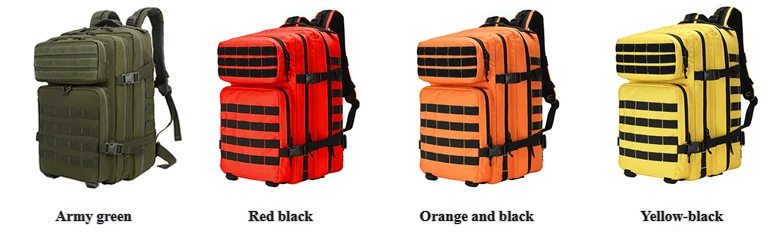 Nice Bags military MOLLE rucksack color variations