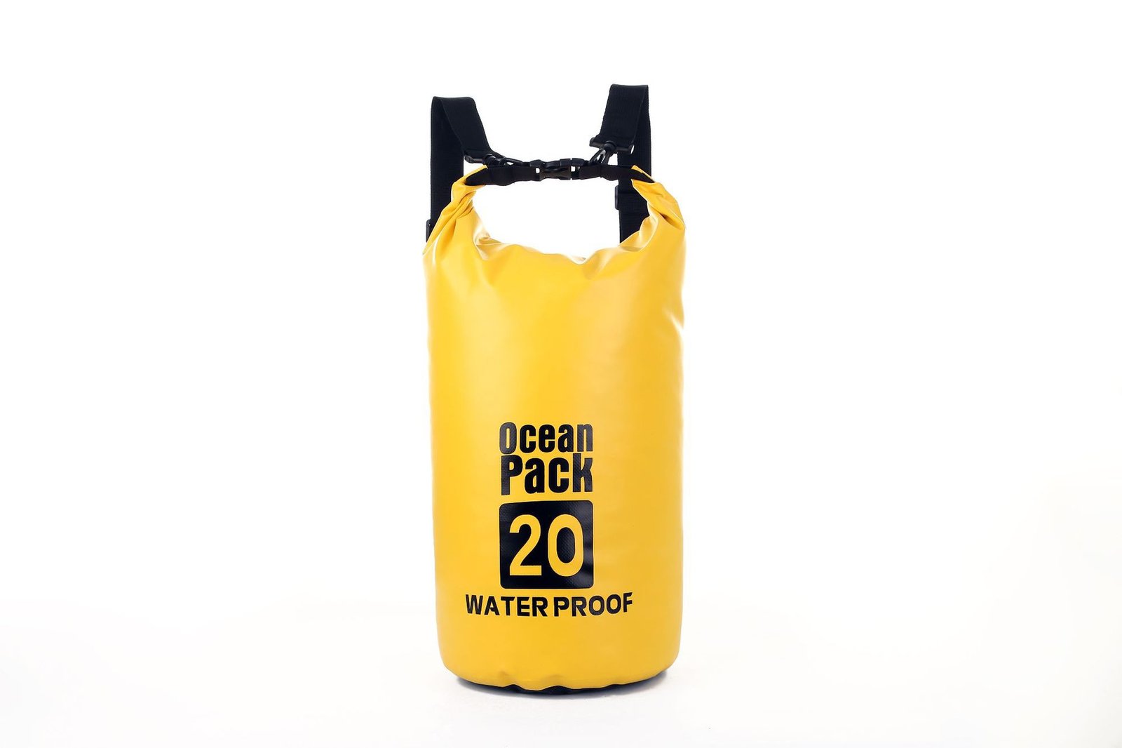 Nice Bags yellow 20L heavy-duty waterproof dry sack for rafting and boating
