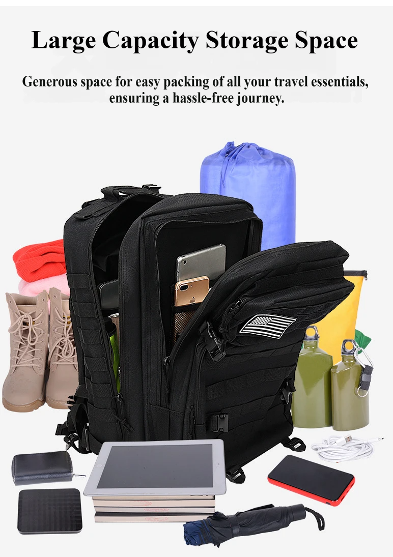 Nice Bags large capacity 45L storage space