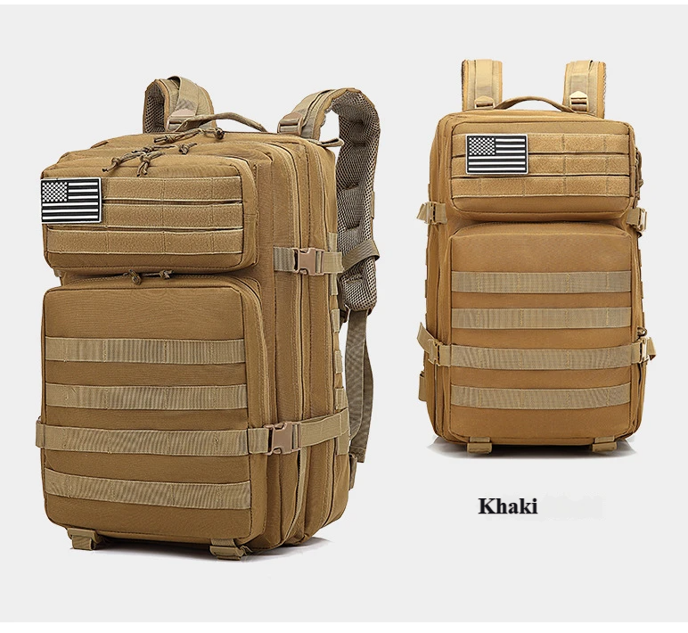 Nice Bags khaki tactical assault packs