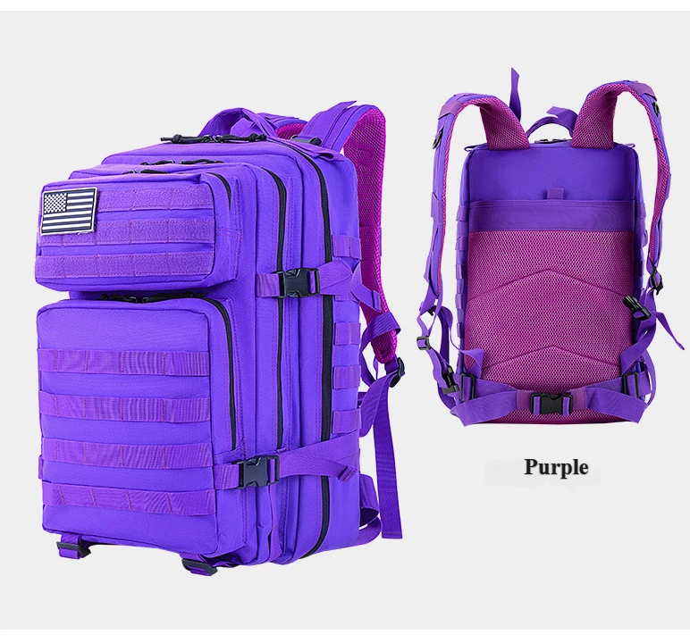 Nice Bags purple outdoor tactical backpacks