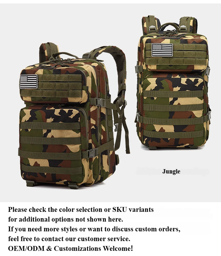 Nice Bags Jungle camo tactical bags showcase