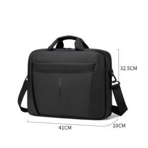 Water-Repellent Multi-Compartment Business Laptop Briefcase - Image 6