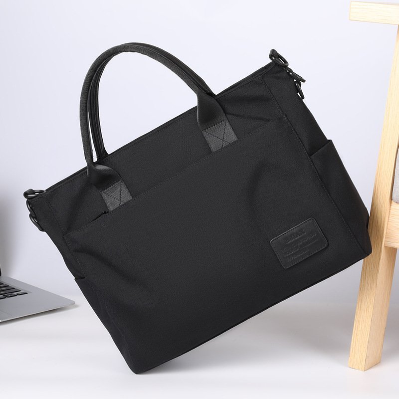CORDURA Nylon Briefcase with Genuine Leather Handles