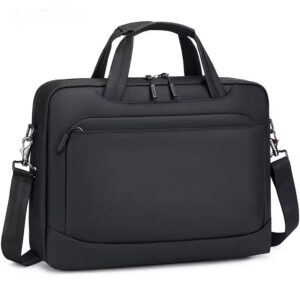 Trolley-Strap Business Briefcase with 15.6-Inch Laptop Compartment