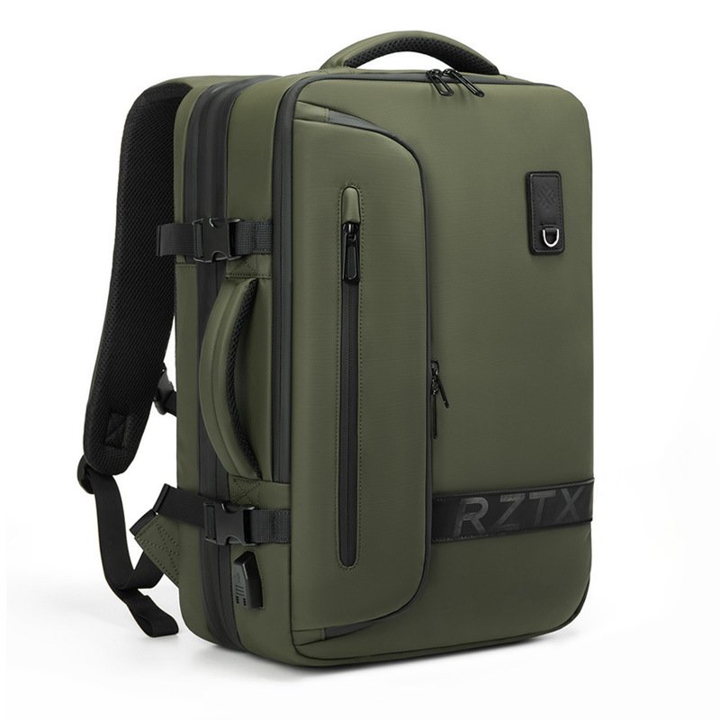 Pump-Free Vacuum Compression Airbag Backpack for Air Travel