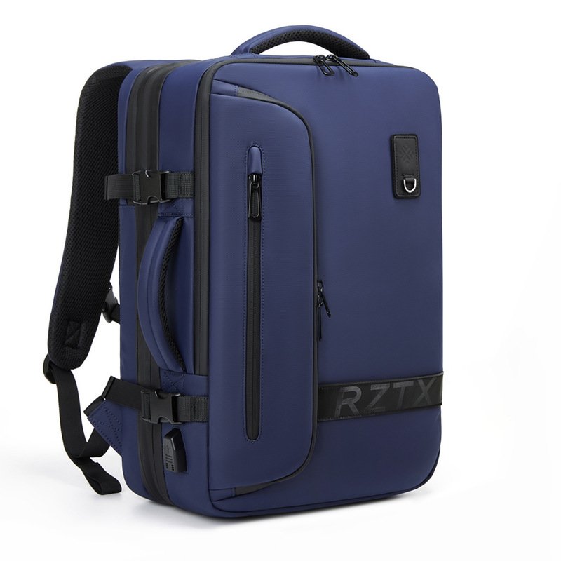 Pump-Free Vacuum Compression Airbag Backpack for Air Travel
