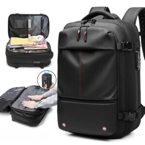 Expandable Vacuum Compression Travel Backpack with TSA Lock - Image 1