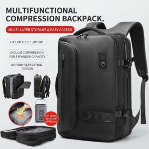 Pump-Free Vacuum Compression Airbag Backpack for Air Travel - Image 2