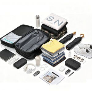 Pump-Free Vacuum Compression Airbag Backpack for Air Travel - Image 3