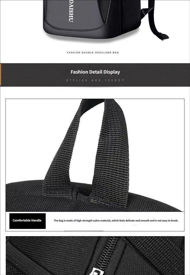 Water-Resistant Large Capacity USB Modern Travel Oxford Laptop Backpack product detail