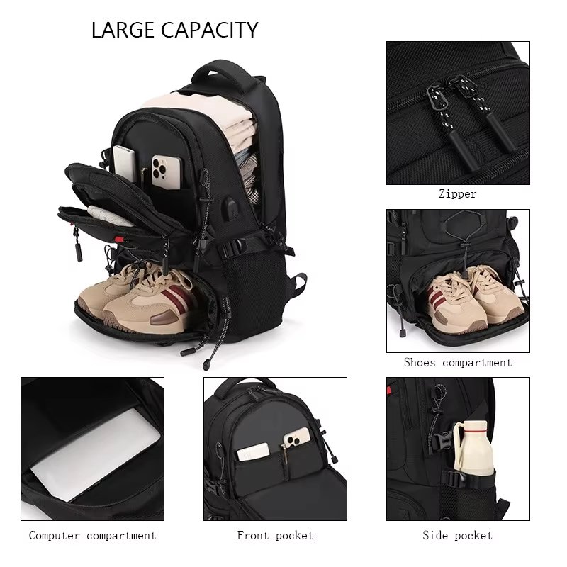 Waterproof 35L Oxford Cycling Trekking Backpack detail image