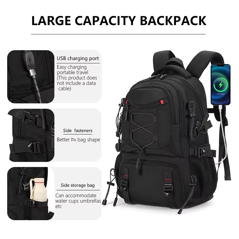 Waterproof 35L Oxford Cycling Trekking Backpack detail image