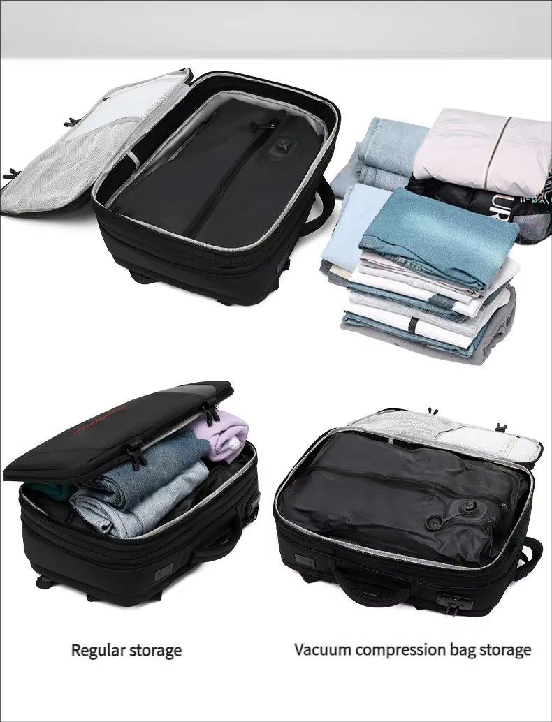 Anti-Theft Water-Resistant Large Capacity Business Travel Oxford Vacuum Backpack product detail