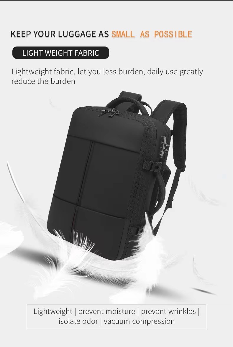 Anti-Theft Water-Resistant Large Capacity Business Travel Oxford Vacuum Backpack product detail
