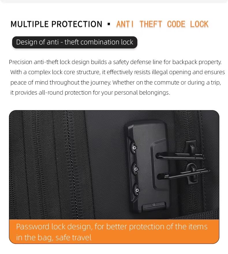Anti-Theft Water-Resistant Large Capacity Business Travel Oxford Vacuum Backpack product detail