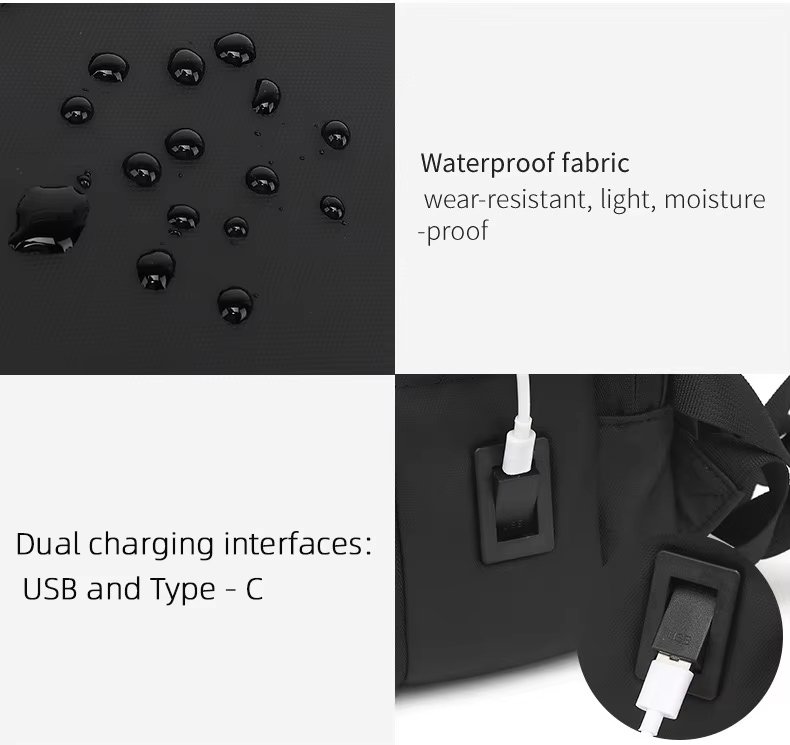 Anti-Theft Water-Resistant Large Capacity Business Travel Oxford Vacuum Backpack product detail