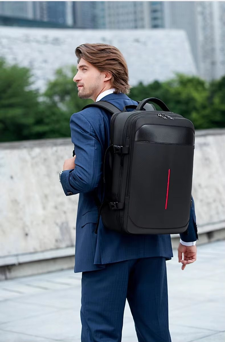 Water-Resistant Large Capacity Expandable Business Travel Oxford Vacuum Backpack product detail