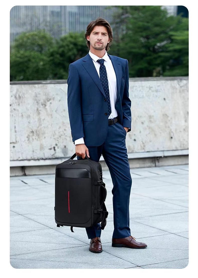 Water-Resistant Large Capacity Expandable Business Travel Oxford Vacuum Backpack product detail