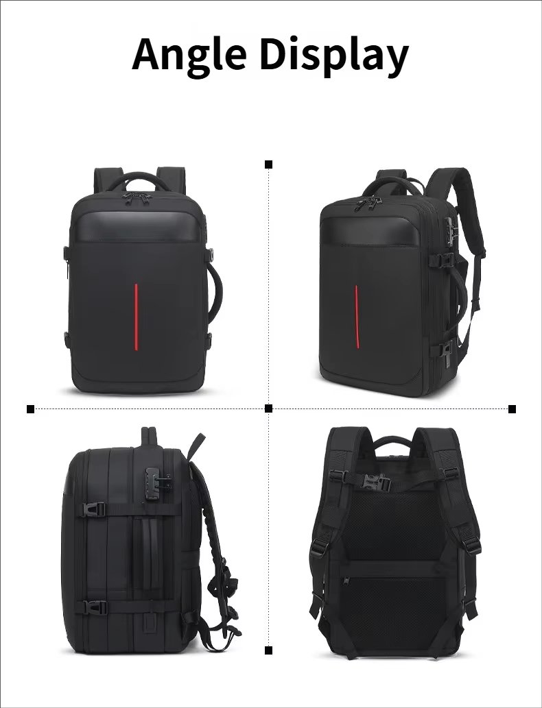 Water-Resistant Large Capacity Expandable Business Travel Oxford Vacuum Backpack product detail