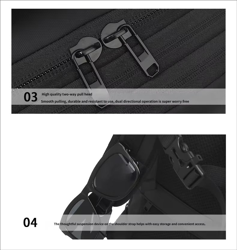Water-Resistant Large Capacity Expandable Business Travel Oxford Vacuum Backpack product detail