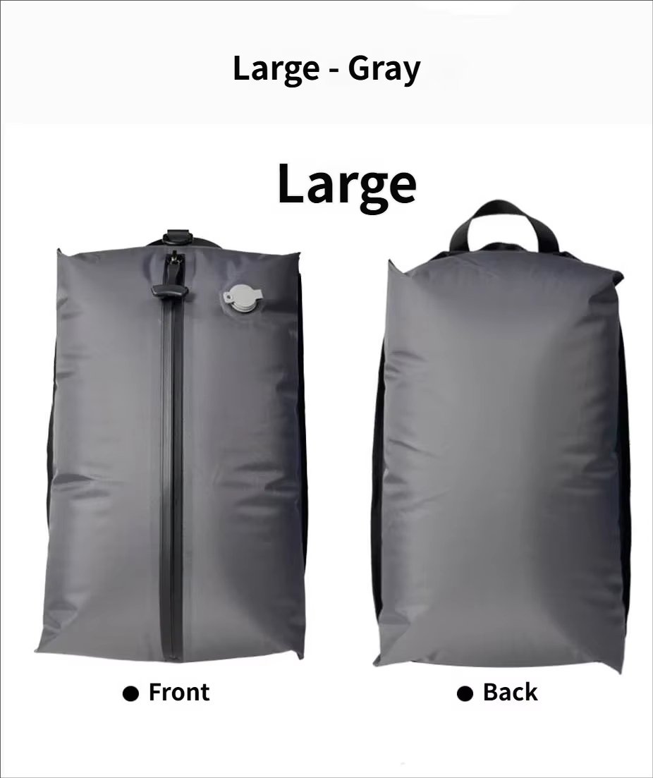 Water-Resistant Large Capacity Business Travel PU Leather Vacuum Backpack product detail