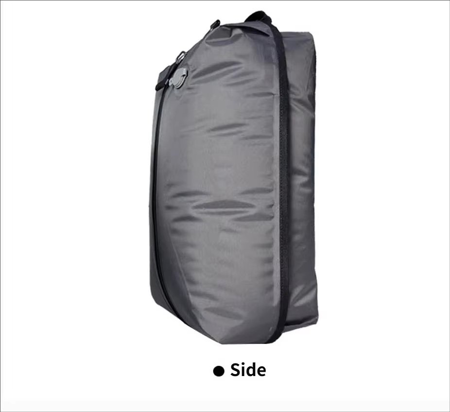 Water-Resistant Large Capacity Business Travel PU Leather Vacuum Backpack product detail