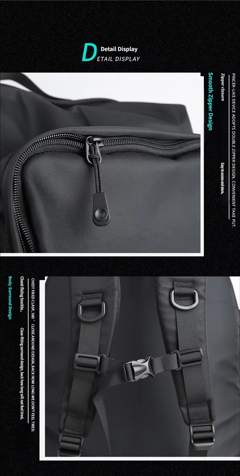 Anti-Theft Water-Resistant Modern Outdoor Travel Oxford Laptop Backpack product detail