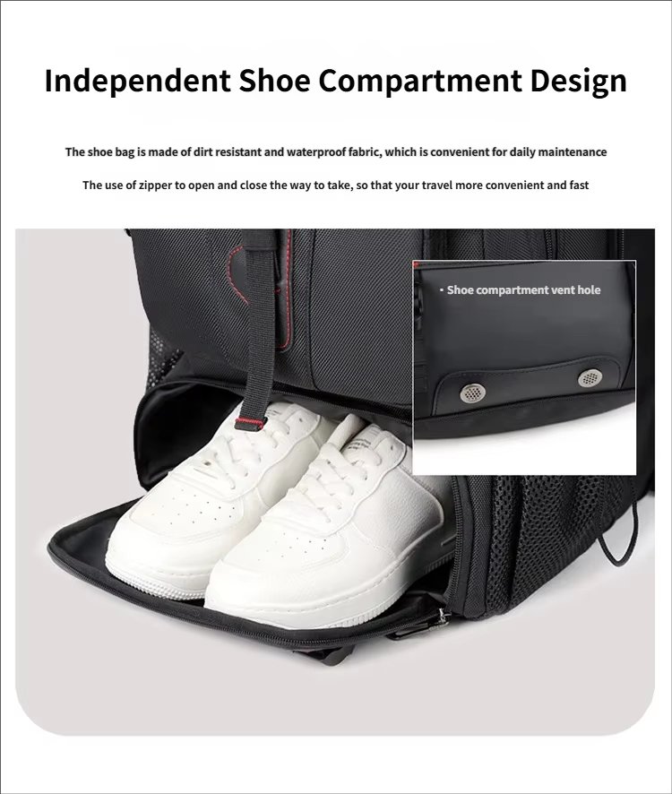 Water-Resistant Large Capacity Expandable Business Travel Oxford Laptop Backpack product detail