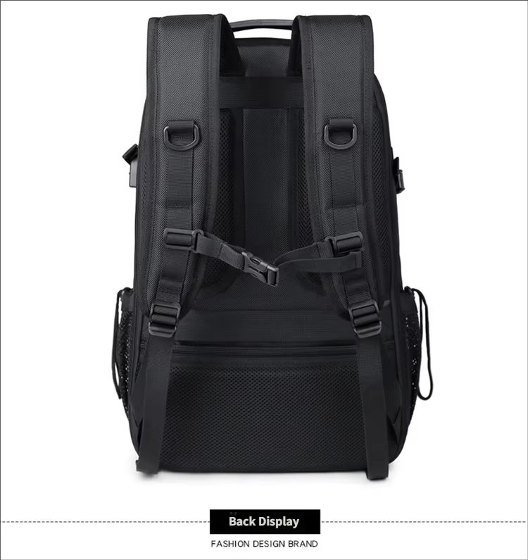 Water-Resistant Large Capacity Expandable Business Travel Oxford Laptop Backpack product detail