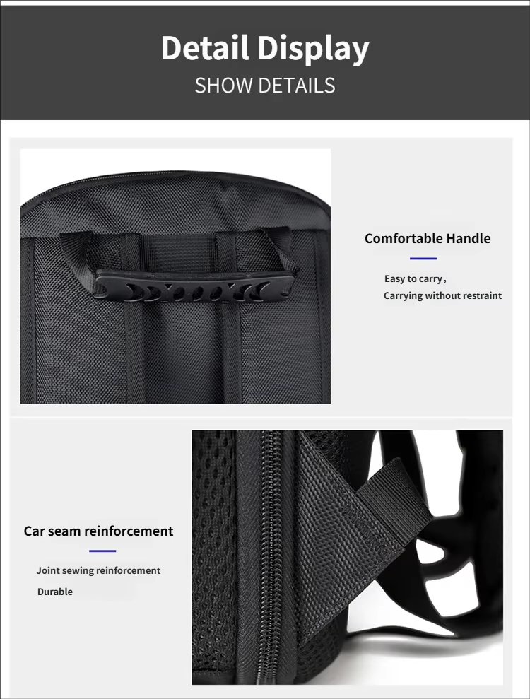 Water-Resistant Large Capacity Expandable Business Travel Oxford Laptop Backpack product detail