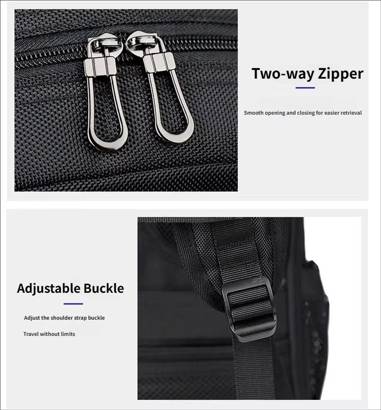 Water-Resistant Large Capacity Expandable Business Travel Oxford Laptop Backpack product detail
