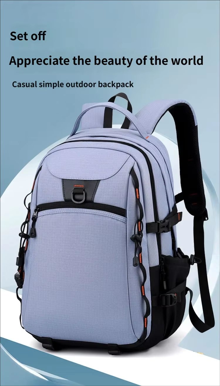 Water-Resistant Large Capacity Modern Outdoor Business Nylon Laptop Backpack product detail