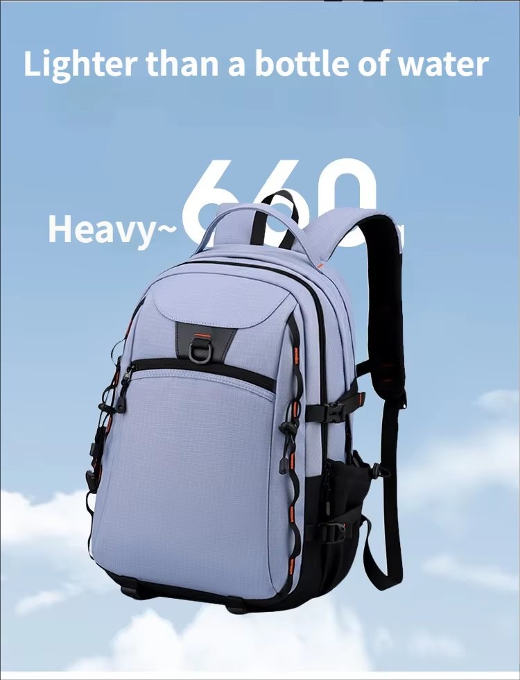 Water-Resistant Large Capacity Modern Outdoor Business Nylon Laptop Backpack product detail