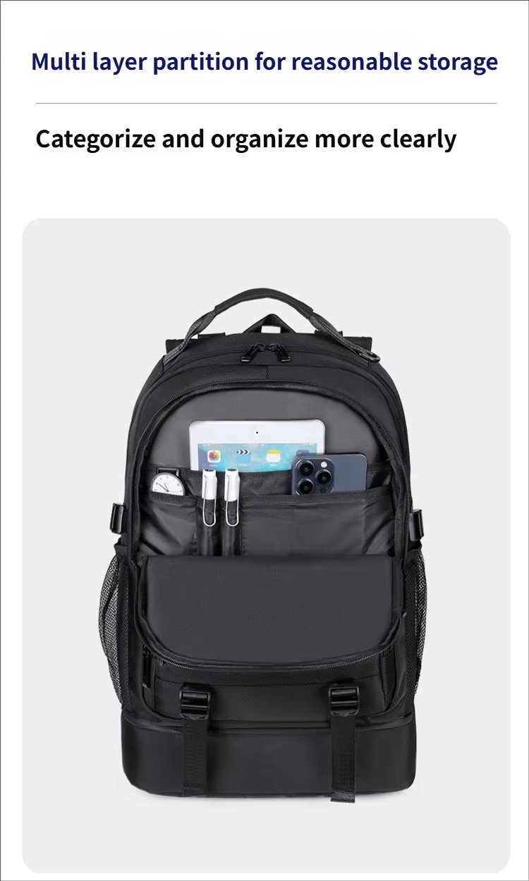 Water-Resistant Business Travel School Oxford Laptop Backpack product detail