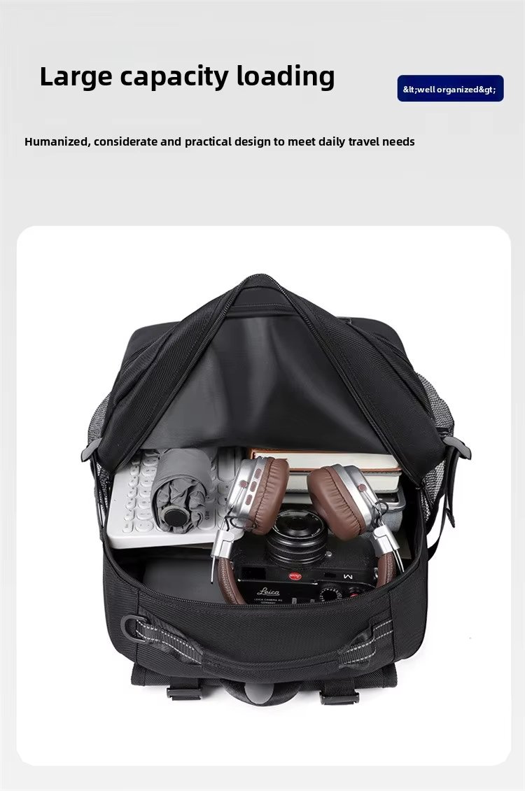 Water-Resistant Business Travel School Oxford Laptop Backpack product detail