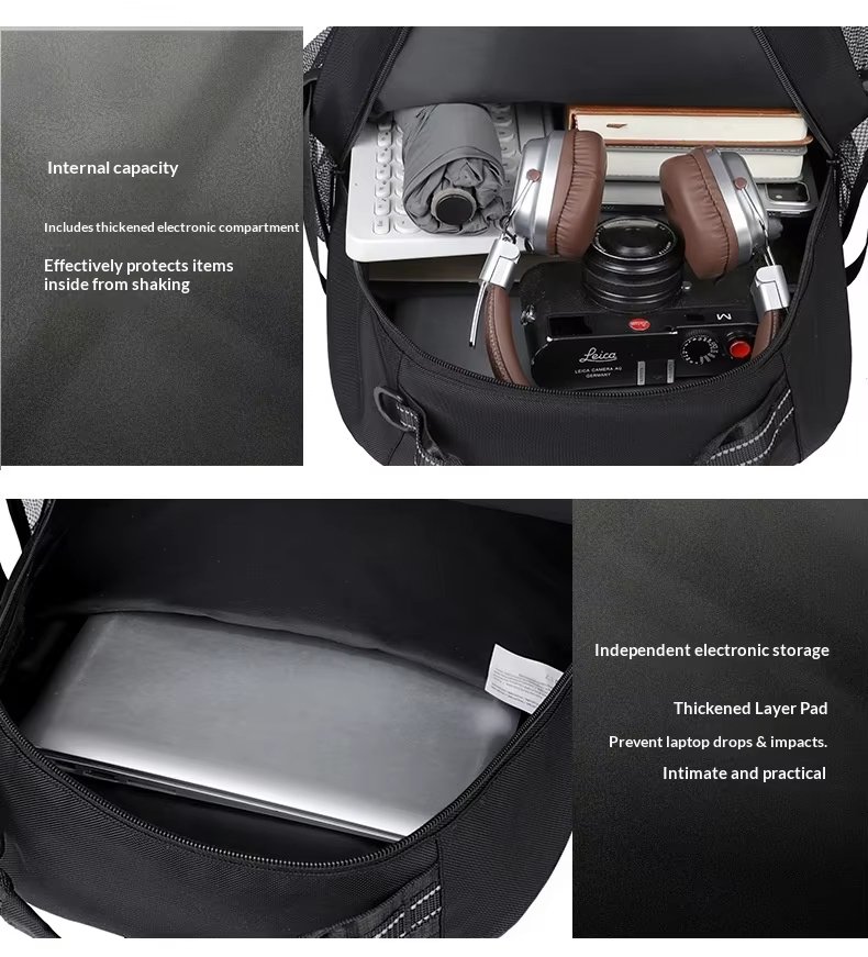 Water-Resistant Large Capacity Modern Outdoor Business Polyester Laptop Backpack product detail