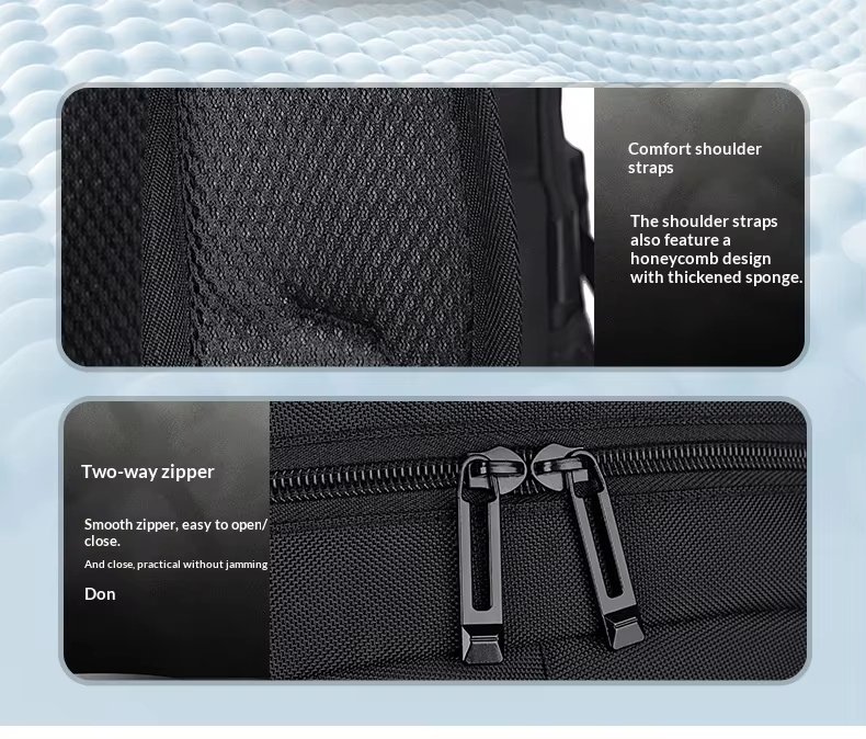 Water-Resistant Large Capacity Modern Outdoor Business Polyester Laptop Backpack product detail