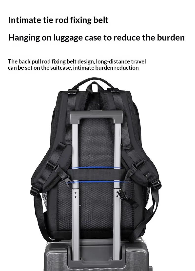 Water-Resistant Large Capacity Modern Outdoor Business Polyester Laptop Backpack product detail