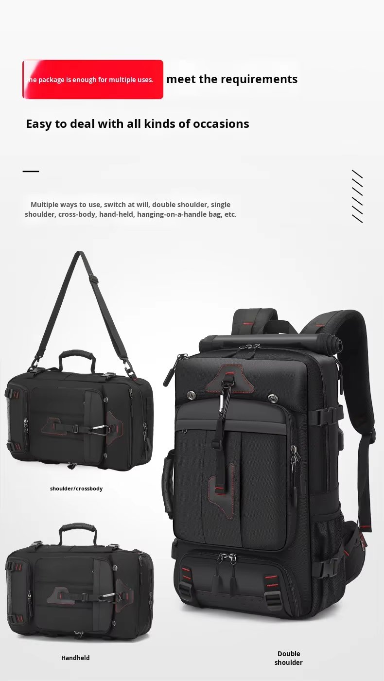 Large Capacity Expandable Outdoor Travel Oxford Large Capacity Backpack product detail