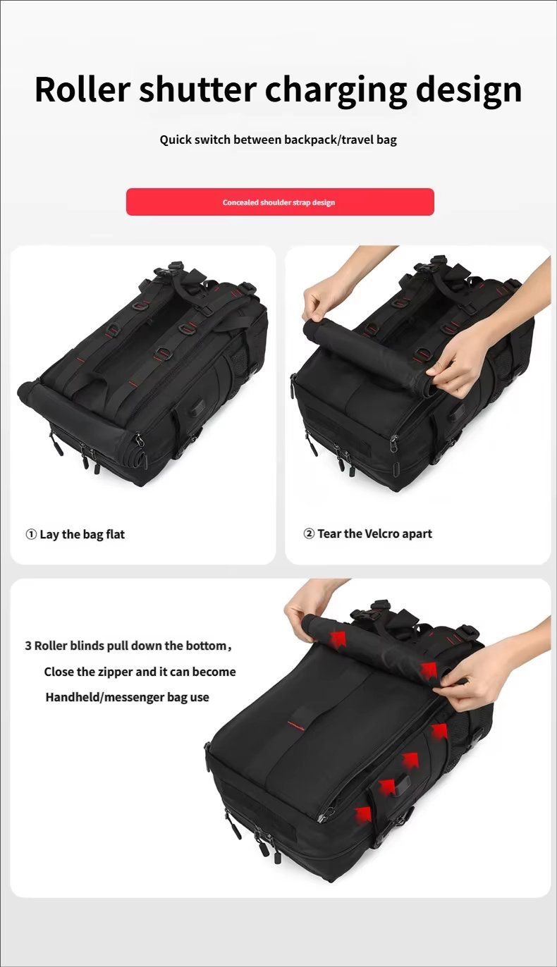 Large Capacity Expandable Outdoor Travel Oxford Large Capacity Backpack product detail