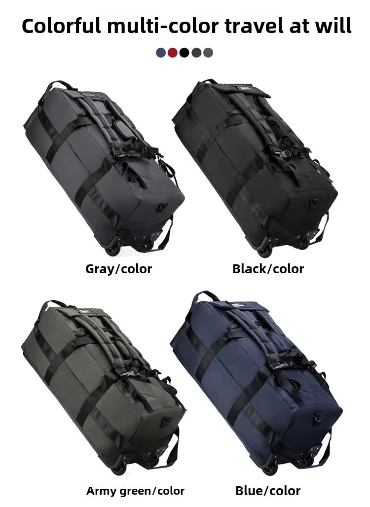 Large Capacity Outdoor Travel Oxford Rolling Backpack product detail