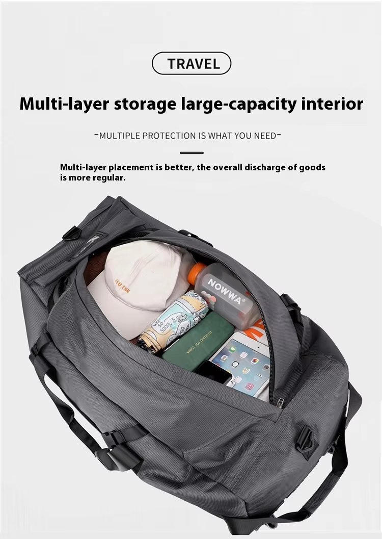 Large Capacity Outdoor Travel Oxford Rolling Backpack product detail