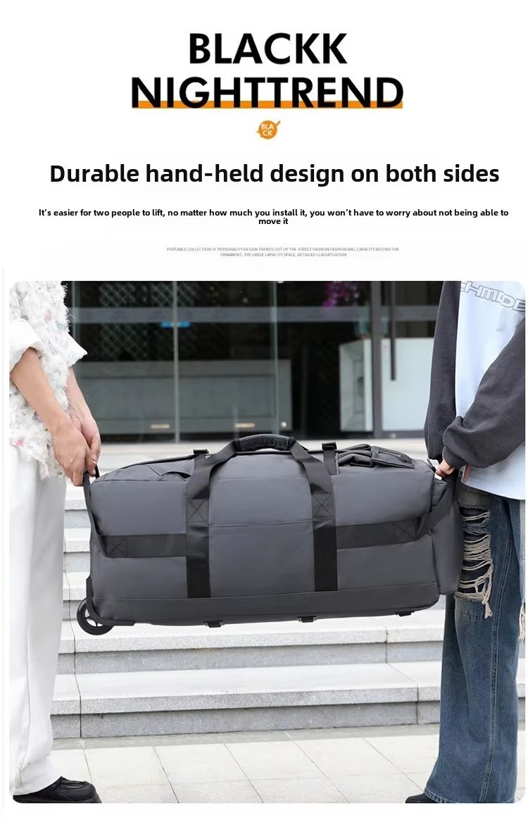 Large Capacity Outdoor Travel Oxford Rolling Backpack product detail
