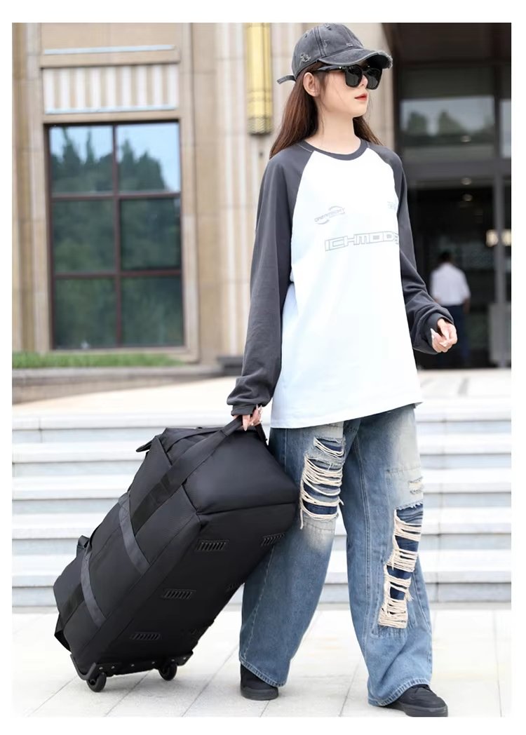 Large Capacity Outdoor Travel Oxford Rolling Backpack product detail