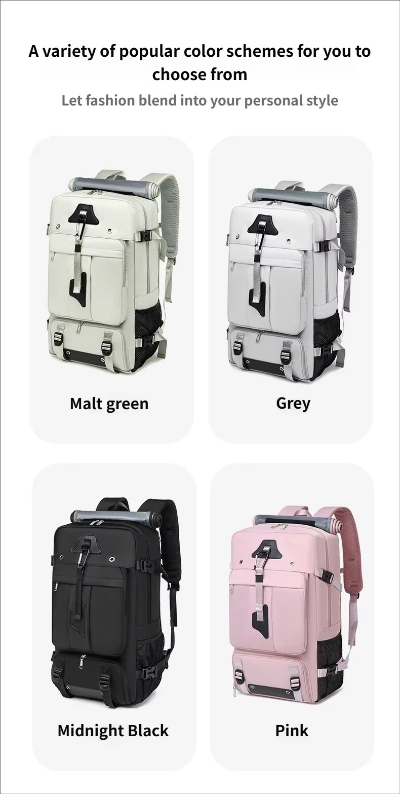 Water-Resistant Large Capacity Expandable Outdoor Travel Nylon Sling Backpack product detail