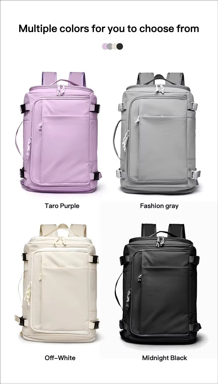 Water-Resistant Large Capacity Expandable Business Travel Nylon Laptop Backpack product detail