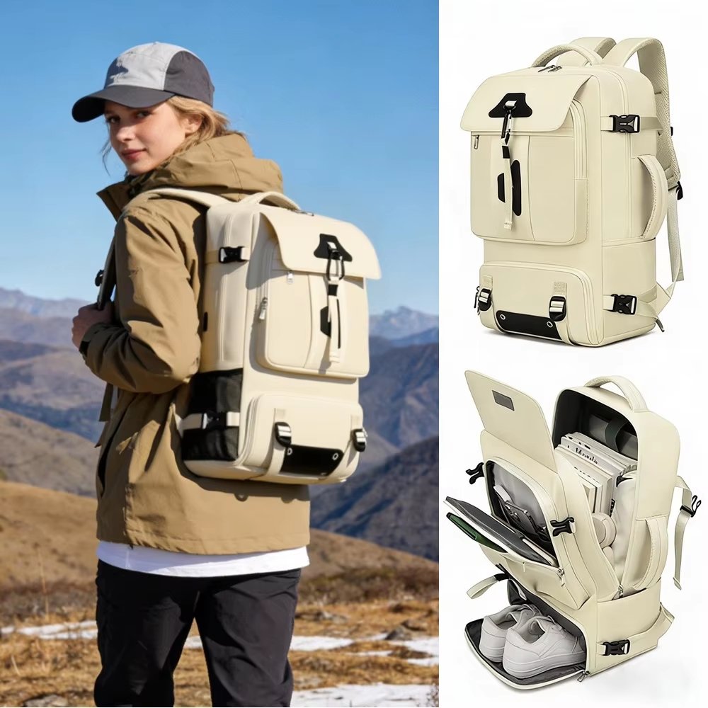 Water-Resistant Large Capacity Lightweight Outdoor Business Nylon Laptop Backpack product detail